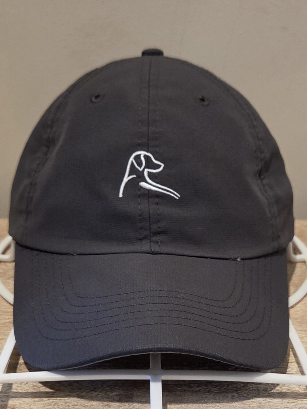 Rhoback Golf Performance Adjustable Strapback Golf Hat - Steel Grey